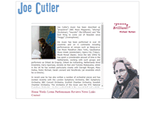 Tablet Screenshot of joecutler.com